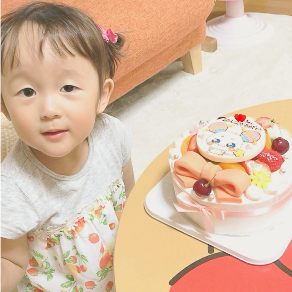 3才のお誕生日 お気に入りのキャラクターでお祝いいただきました ご予約専門店 ケーキ工房ポムのブログ
