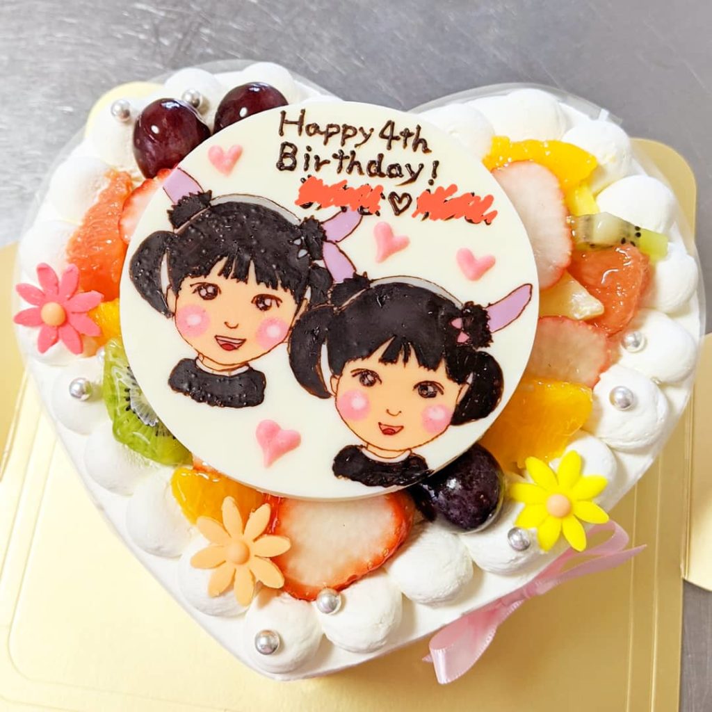 双子ちゃんの似顔絵ケーキ ご予約専門店 ケーキ工房ポムのブログ