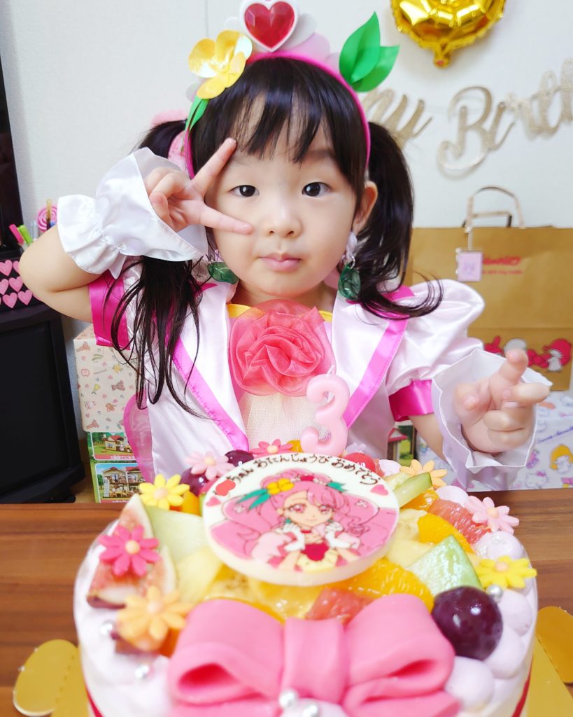 3歳のお誕生日 ご予約専門店 ケーキ工房ポムのブログ