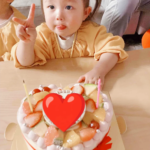 カスタマイズケーキで2歳のお誕生日❤