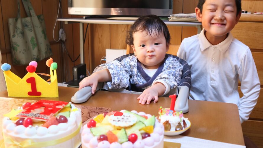 1歳＆七五三のお祝い❤