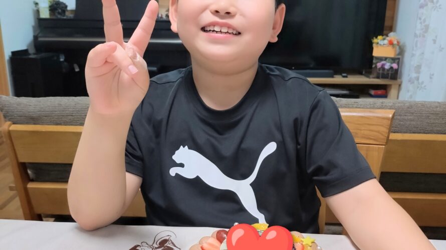 10歳のお誕生日✨　岡山市ケーキ工房ポム