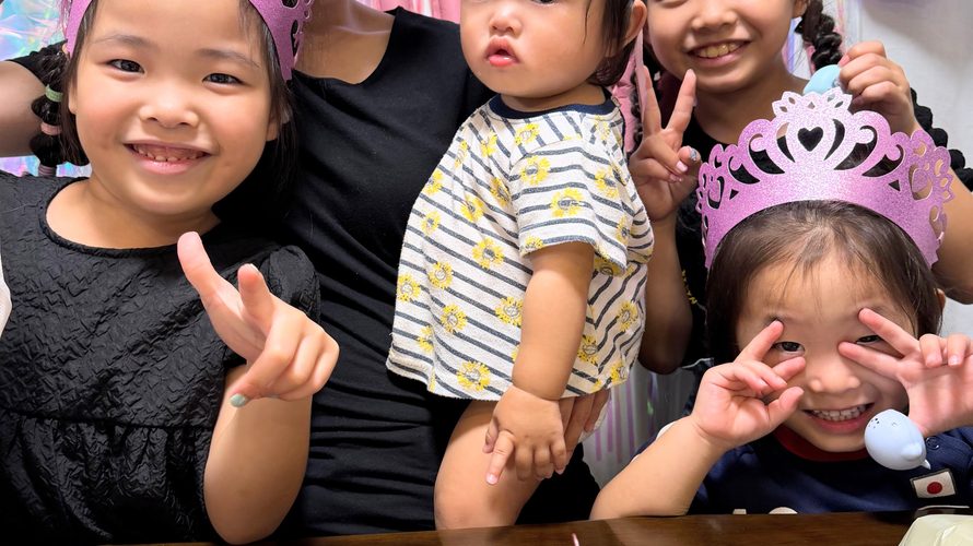 1歳のお誕生日✨岡山市ケーキ工房ポム