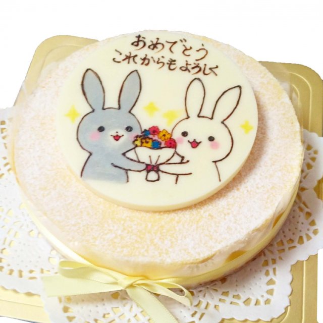 【キャラクターケーキ】濃厚でクリーミー！チーズケーキ（ポム店頭・Cake Box 受取）