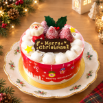 【200個限定】苺のデコレーションケーキ　クリスマスケーキ（12月20～25日のみ）